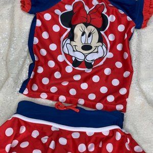Disney's Minnie Mouse Girls Swimsuit (2pc)